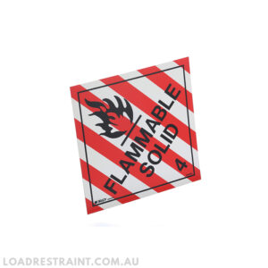 Label - Flammable Solid  250mm