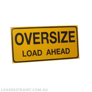 Metal Oversize Load Ahead Double Sided Sign 1200mm x 600mm