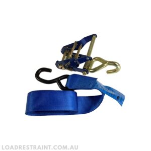 Ratchet Tie Down 50mm x 3m LC 650kg with Bolt On J Hook